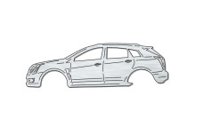 Bottle Opener for Cadillac SRX II 2010-2016 Bottle Opener for Cadillac SRX II 2010-2016