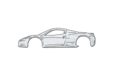 Bottle Opener for Ferrari 458 Italia 2009-2015