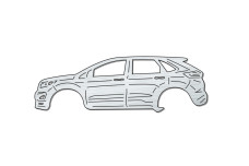 Bottle Opener for Ford Edge II 2014+