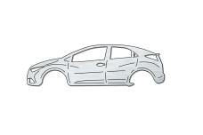 Bottle Opener for Honda Civic 5D 2012-2016