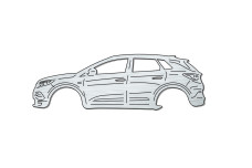 Bottle Opener for Opel Grandland X 2017+ Bottle Opener for Opel Grandland X 2017+