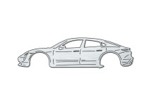 Bottle Opener for Porsche Taycan 2019+