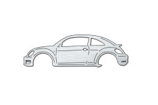 Bottle Opener for Volkswagen Beetle 2010+
