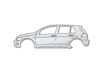 Bottle Opener for Volkswagen Golf VII 2013-2020