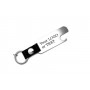 Keychain-Bottle Opener with your logo or text - (type MIXT) Var. 1