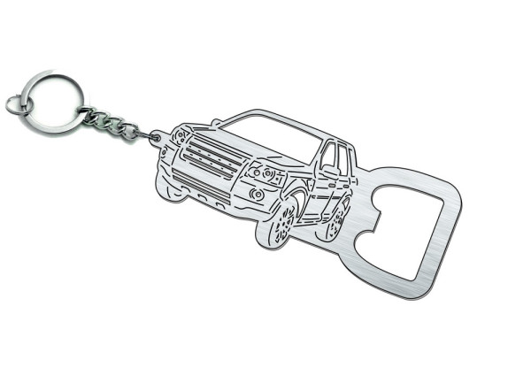 Bottle opener for Land Rover Freelander II 2006+ - (type keychain)