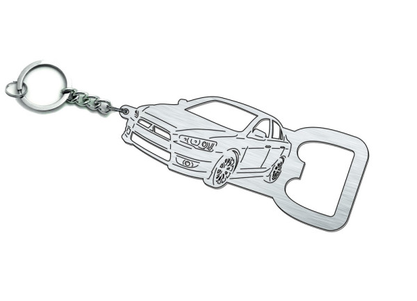 Bottle opener for Mitsubishi Lancer X 2007-2017 - (type keychain) Bottle opener for Mitsubishi Lancer X 2007-2017 - (type keychain)