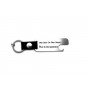 Keychain-Bottle Opener "One or Two beer. That is the question" - (type MIXT)