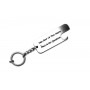 Keychain-Bottle Opener "One or Two beer. That is the question" - (type STEEL)