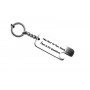 Keychain-Bottle Opener "One or Two beer. That is the question" - (type STEEL)