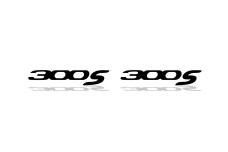 Badges for fenders with logo 300S - (type MONO)