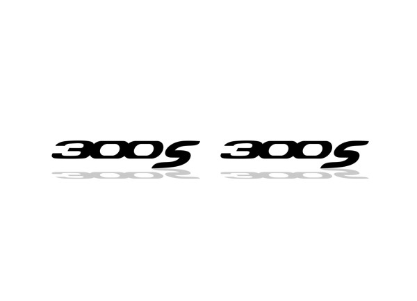 Badges for fenders with logo 300S - (type MONO)