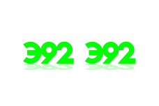 Badges for fenders with logo 392 - (type MONO)