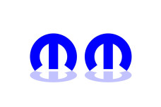 Badges for fenders with logo Mopar - (type MONO)