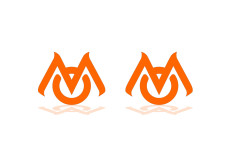 Badges for fenders with logo Mopar - (type MONO)