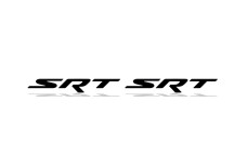 Badges for fenders with logo SRT - (type MONO)