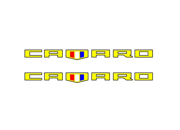 Badges for fenders with Camaro (type 2) - (type MIXT)