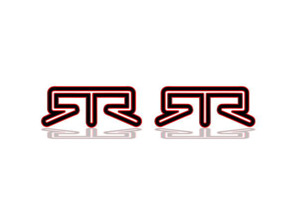 Badges for fenders with logo RTR (type 2) - (type MIXT)