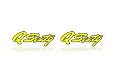 Badges for fenders with logo Q60 (QSixty) - (type MIXT)