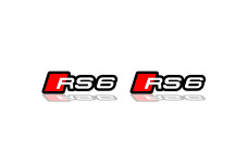 Badges for fenders with logo Audi RS6 (type 2)