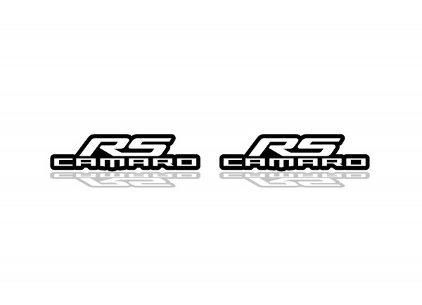 Badges for fenders with logo RS Camaro