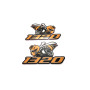 Badges for fenders with logo 1320 Scatpack (type 2)