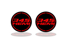 Badges for fenders with logo 345 HEMI (type 2)