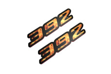 Badges for fenders with logo 392 - (type Fire)