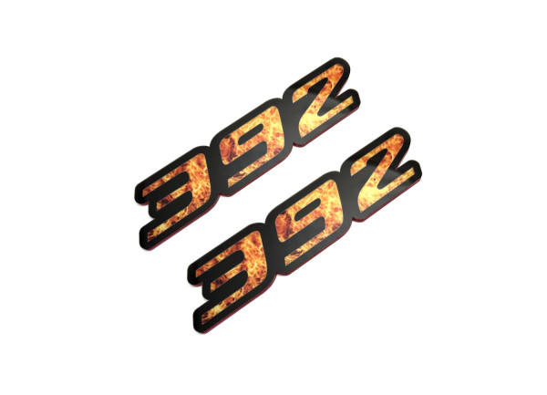 Badges for fenders with logo 392 - (type Fire)