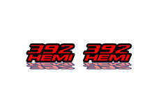 Badges for fenders with logo 392 HEMI (type 1)