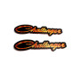 Badges for fenders with logo Challenger - (type Fire) Badges for fenders with logo Challenger - (type Fire)