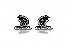 Badges for fenders with logo Hellcat 6.2L
