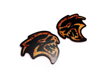 Badges for fenders with logo Hellcat - (type Fire)