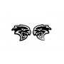 Badges for fenders with logo Hellcat (type 1)