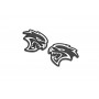 Badges for fenders with logo Hellcat (type 1)