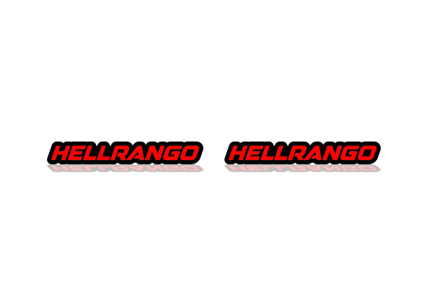 Badges for fenders with logo Hellrango