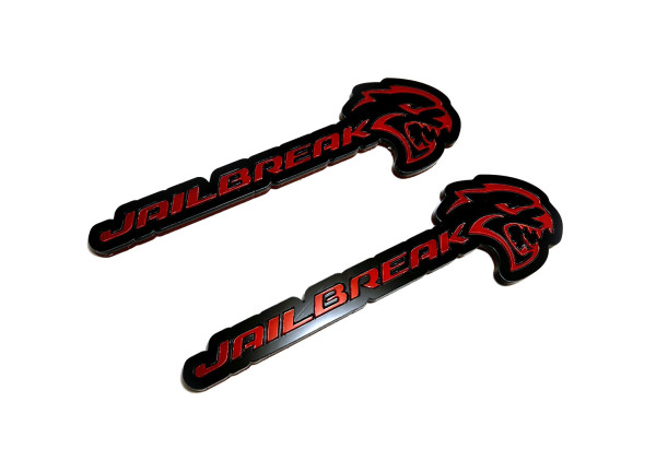 Badges for fenders with logo Jailbreak + Hellcat Badges for fenders with logo Jailbreak + Hellcat