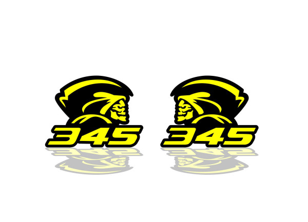 Badges for fenders with logo Reaper 345 Badges for fenders with logo Reaper 345