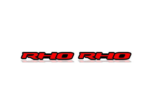 Badges for fenders with logo RHO