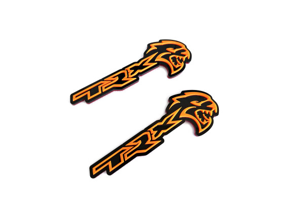 Badges for fenders with logo TRX + Hellcat Badges for fenders with logo TRX + Hellcat