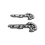 Badges for fenders with logo TRX + Hellcat Badges for fenders with logo TRX + Hellcat