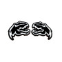 Badges for fenders with logo TRX (Head) Badges for fenders with logo TRX (Head)