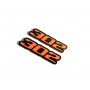 Badges for fenders with logo 302