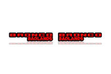 Badges for fenders with logo Bronco Badlands