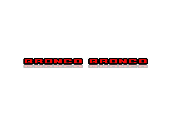 Badges for fenders with logo Bronco (type 3)