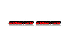Badges for fenders with logo Code Red (type 1)