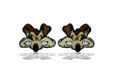 Badges for fenders with logo Coyote (type 4)