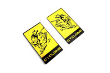 Badges for fenders with logo Cyclone (type 1)