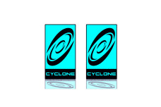Badges for fenders with logo Cyclone (type 2)