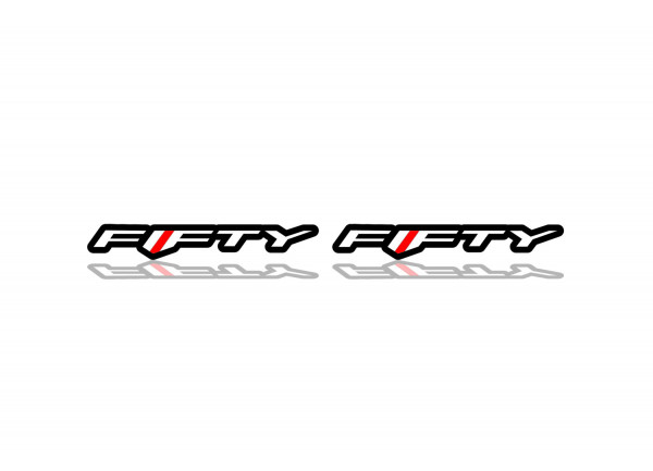 Badges for fenders with logo Fifty
